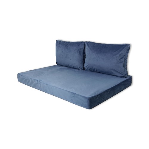 Palettenkissen 120x80 blau - cm,